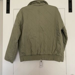 Gap, green , zip up utility coat. New with tags